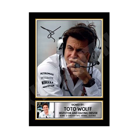 toto wolff limited edition.